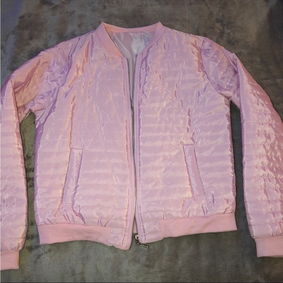 Pink puffer/ bubble jacket - Picture 3 of 4